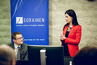 Eva Berlaus Sorainen mediju brokastis 2017