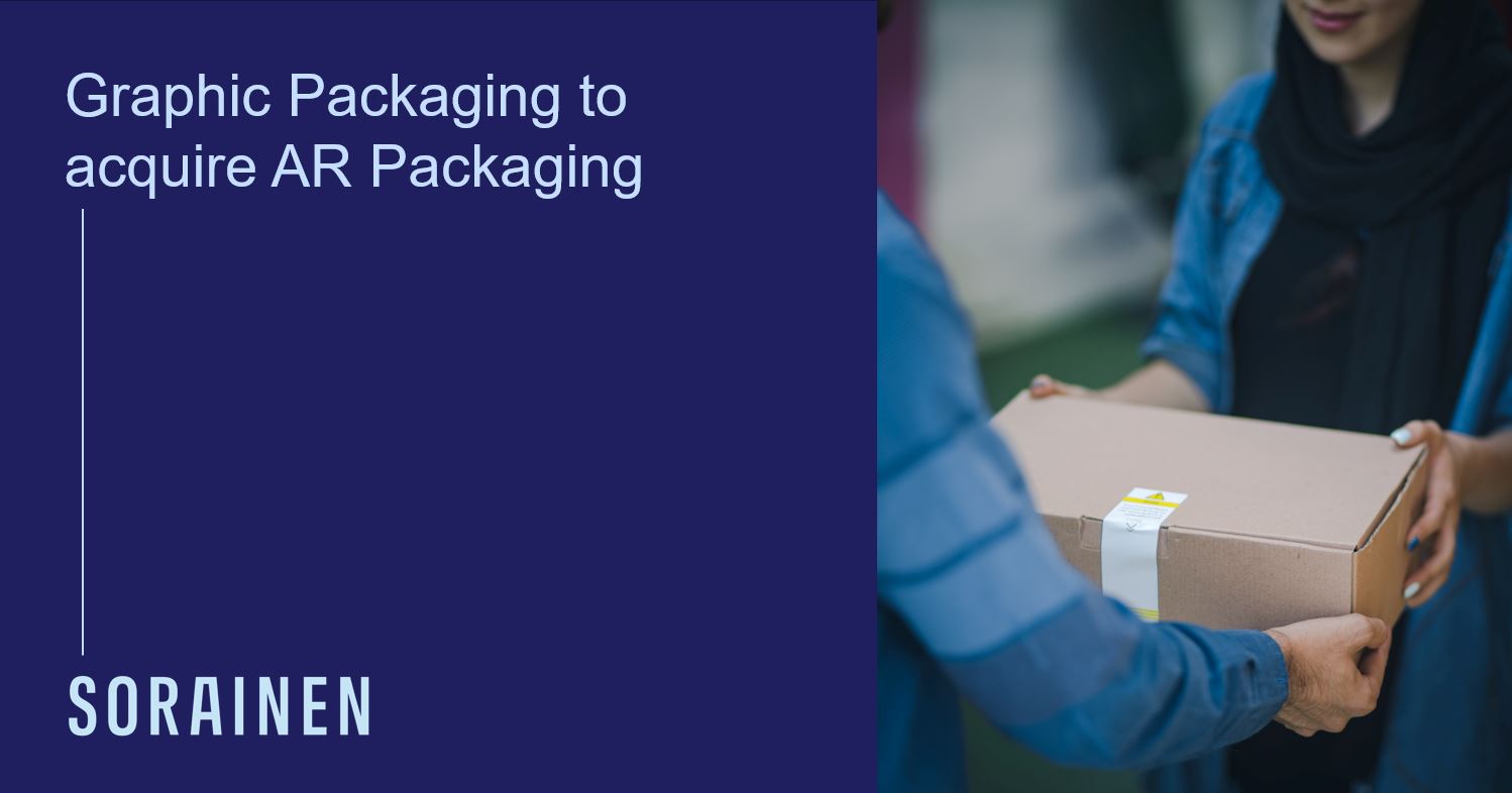Graphic Packaging to acquire AR Packaging Sorainen