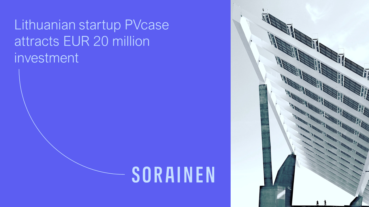 Pvcase Logo Lithuanian startup PVcase attracts EUR 20 million investment - Sorainen