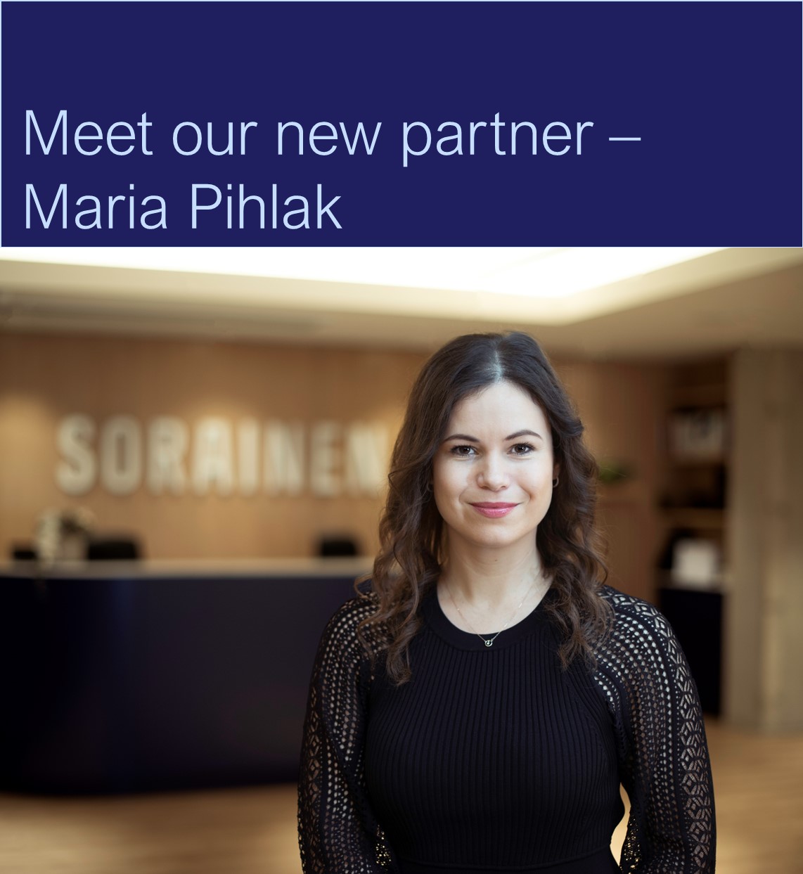 Maria Pihlak joins partnership