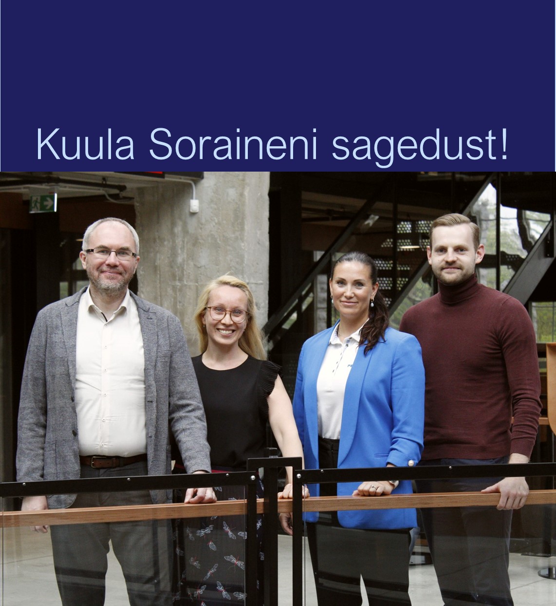Mario Sõrm, Sandra Mikli, Diana Revjako ja Oliver Ämarik- Soraineni sageduse saates