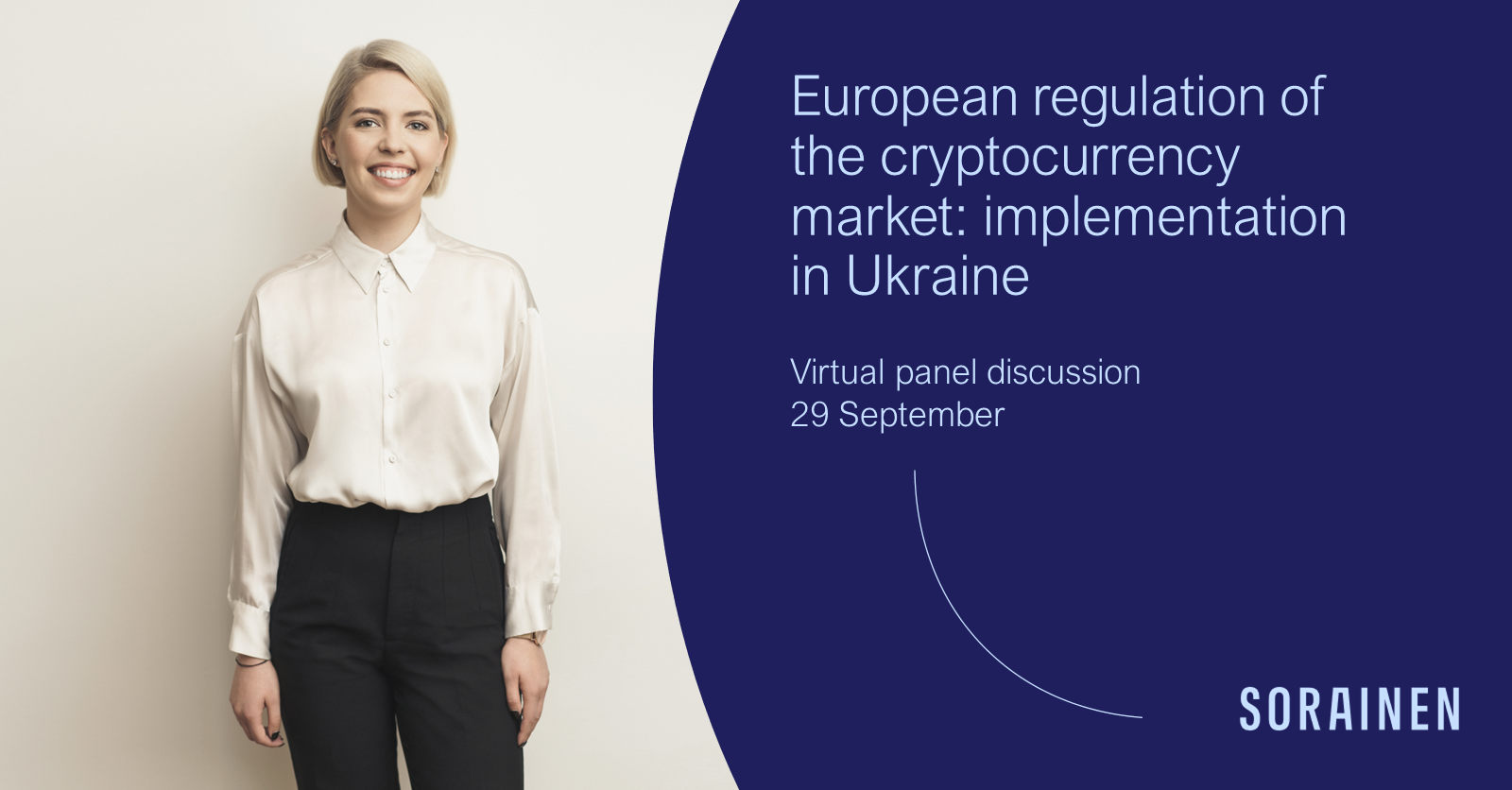 Panel discussion: European regulation of the cryptocurrency market -  implementation in Ukraine - Sorainen