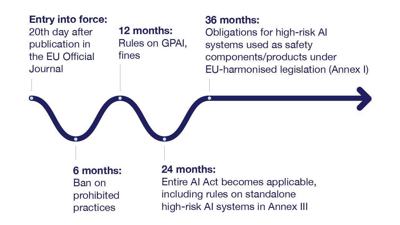 Enforcement timeline