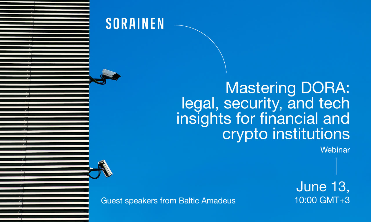 DORA regulation webinar for financial and crypto institutions