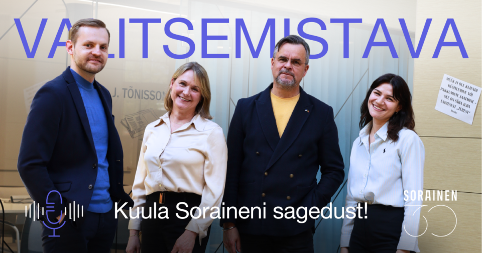 Valitsemistava. Kuula Soraineni sagedust!