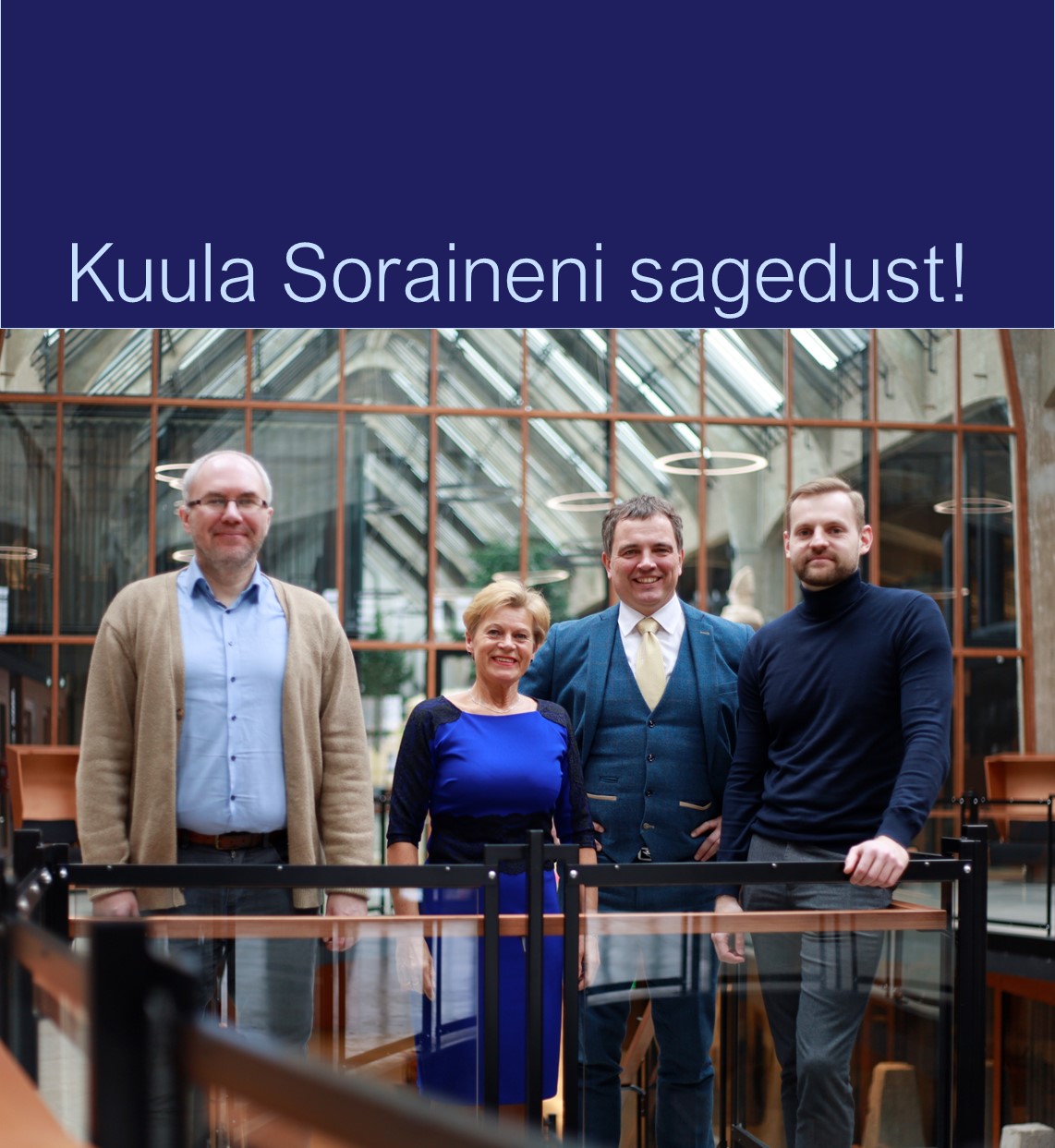Mario Sõrm, Sirje Potisepp, Carri Ginter, Oliver Ämarik