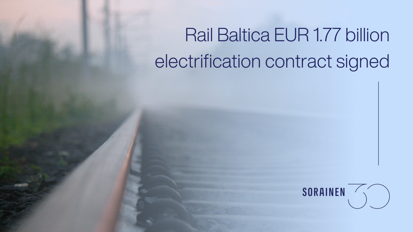 Rail Baltica EUR 1.77 billion electrification contract signed