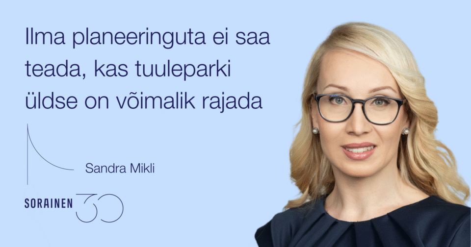 Ilma planeeringuta ei saa teada, kas tuuleparki üldse on võimalik rajada