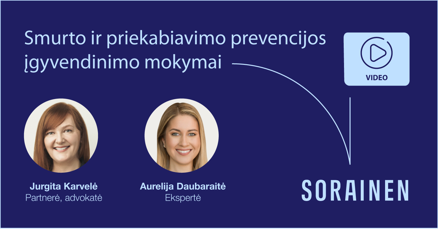 Smurto pervencijos mokymai