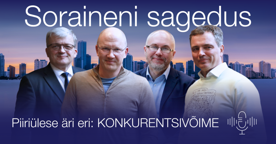 Sorainnei sagedus piiriülese äri eri konkurentsivõime