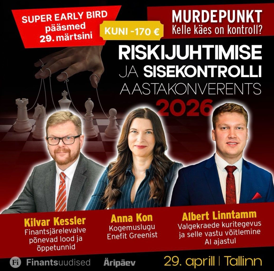 Riskijuhtimise ja sisekontrolli aastakonverents 2026