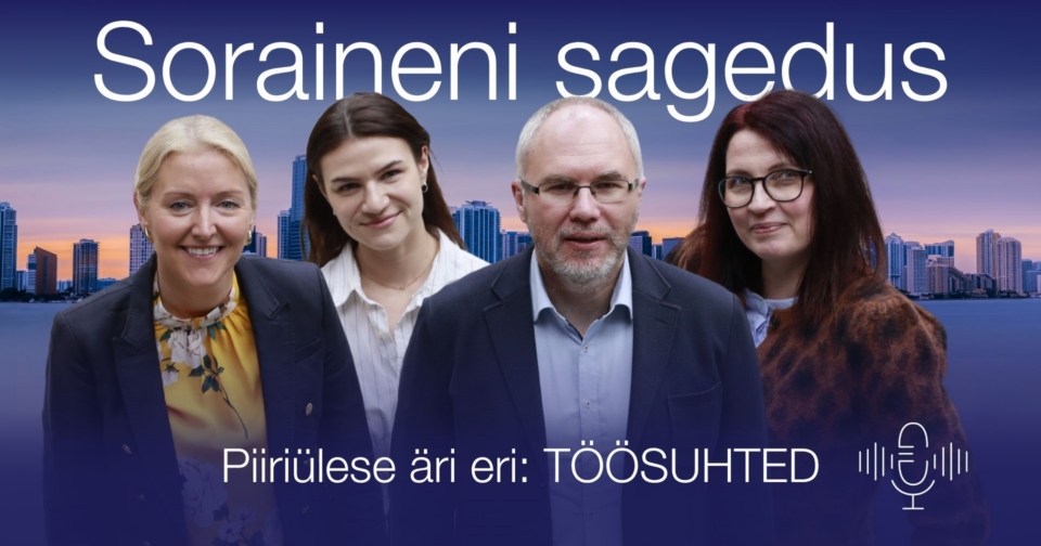 Soraineni sagedus Piiriülese äri eri: töösuhted
