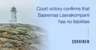 Court victory confirms that Saaremaa Laevakompanii has no liabilities