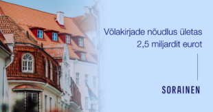 Võlakirjade nõudlus ületas 2,5 miljardit eurot