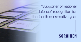 “Supporter of national defence” recognition for the fourth consecutive year