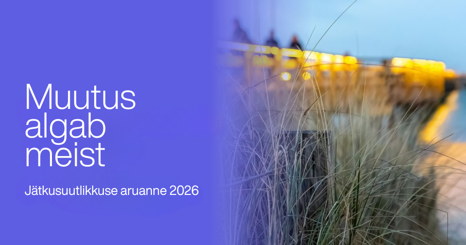 Jätkusuutlikkuse aruanne 2026