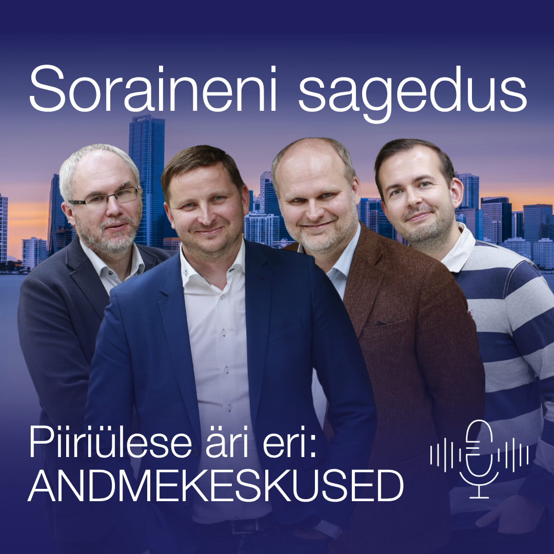 Soraineni sagedus piiriülese äri eri: andmekeskused