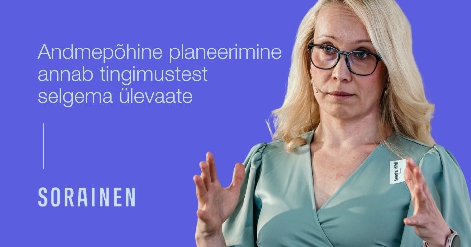 Andmepõhine planeerimine annab tingimustest selgema ülevaate